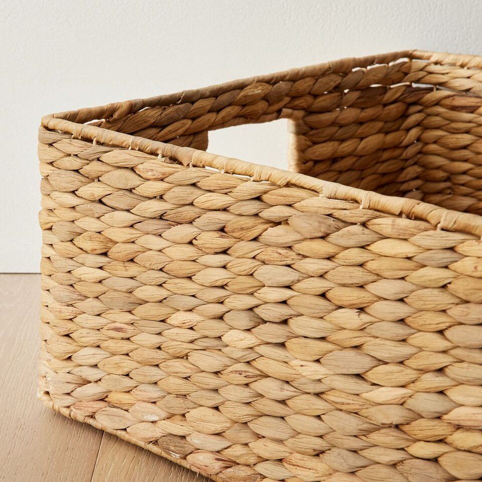 Twist Weave Baskets Natural west elm United Kingdom
